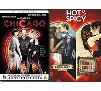 Hot & Spicy Musicals - Chicago + Romeo & Juliet + Moulin Rouge DVD Movie Set Bundle
