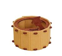 Hot Spring Sentía Gato Nido Semi-Cerrado Gran Espacio de Fieltro Camas de Gatito Resistente al Desgaste Casa de Gato Escondite Cueva Mascotas Gatos Muebles de Cama