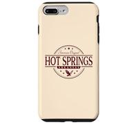 Hot Springs Arkansas - Etiqueta AR de Hot Springs Carcasa para iPhone 7 Plus/8 Plus