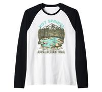 Hot Springs - Carolina del Norte - Sendero de los Apalaches Camiseta Manga Raglan