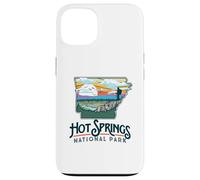 Hot Springs National Park Arkansas Nature Illustration Carcasa para iPhone 13