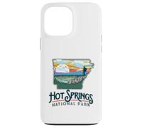 Hot Springs National Park Arkansas Nature Illustration Carcasa para iPhone 13 Pro MAX