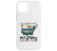Hot Springs National Park Arkansas Nature Illustration Carcasa para iPhone 14 Plus