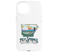 Hot Springs National Park Arkansas Nature Illustration Carcasa para iPhone 15
