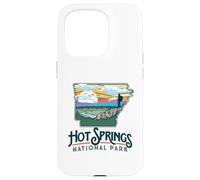 Hot Springs National Park Arkansas Nature Illustration Carcasa para iPhone 15 Pro