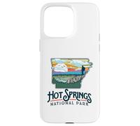 Hot Springs National Park Arkansas Nature Illustration Carcasa para iPhone 15 Pro MAX