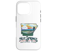 Hot Springs National Park Arkansas Nature Illustration Carcasa para iPhone 16 Pro