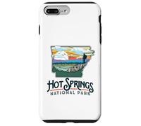 Hot Springs National Park Arkansas Nature Illustration Carcasa para iPhone 7 Plus/8 Plus