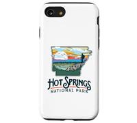 Hot Springs National Park Arkansas Nature Illustration Carcasa para iPhone SE (2020) / 7/8