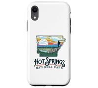 Hot Springs National Park Arkansas Nature Illustration Carcasa para iPhone XR