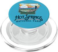Hot Springs National Park Arkansas Nature Illustration PopSockets PopGrip para MagSafe