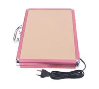 Hot Stone - Juego de 20 piedras de masaje con caja de calefacción, calentador profesional de piedras calientes, 60-70 °C, para uso doméstico, spa, terapia de masaje