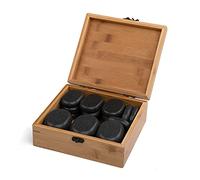 Hot Stone Set of 18 In bamboo decorative box by Bodynova