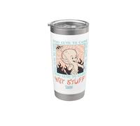 Hot Stuff Too Cute To Care Vaso térmico de acero inoxidable de doble pared