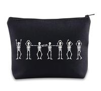 Hot to Go - Bolsa de maquillaje Hot to Go Skeletons Gifts Midwest Princess Gifts Pink Pony Club Bolsa de maquillaje, 7human Skeleton Uk