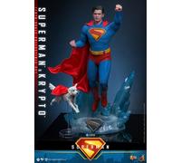HOT TOYS DC COMICS MOVIE MASTERPIECE SUPERMAN Y KRYPTO 33CM