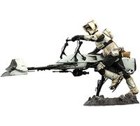 Hot Toys Juego Coleccionable Scout Trooper y Speeder Bike 1:6, Blanco (HT906340)