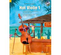 Hot Violin 1 - 20 Easy Pop Pieces in 1st Position - Violin and Piano - sheet music with CD - ED22672