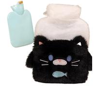Hot Water Bag, Cartoon Hot Water Pack, Animal Water Bag, Plush Water Bag Cover, Hand Warmer Water Bag, Removable Heating Pad Water Bag, Multifunctional Hand Feet Warmer For Indoor And Outdoor