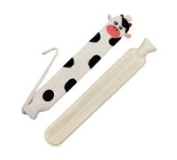 Hot Water Bag, Hot Water Bottle, Hand Warmer Bottle, Bed Warmer Bag, Large 2l Hot Water Bottle with Soft Cover for Waist Warmth Portable Hand Warmer Hot Water Bag for Cold Weather and Bed Warming