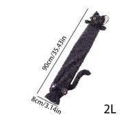 Hot Water Bag - Long Cat Water Sleeve Warmer 2L, 35.43x3.15x1.18 inches Cute Cartoon Leak-Proof Waters Bag Pouch for Cold Weather, Warm Waters Bottle for Home Bedroom Outdoor Travel