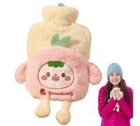Hot Water Bag Plush, Warm Water Bag Plush Cartoon Hand Warmer, Safe Hand Feet Warmer, Winter Warming Bag for Home, Indoor Outdoor Heating Accessory, Hot Water Bag for Kids