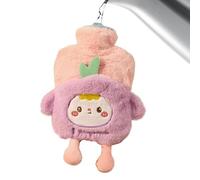 Hot Water Bag Plush Warm Water Bag Plush Cartoon Hand Warmer Winter Warming Bag Hand Feet Warmer Plush Heating Bag Cozy Water Bag Soft Hot Water Bottle Portable Warm Water Bag Cute Plush Hand Warmer,