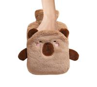 Hot Water Bottle - 1L PVC Material Animal Design | Water Heating Pad, Plush Cover Warmer For Menstrual Relief, Muscle Recovery, Shoulder, Women Kids Travel Bed Sports Injuries