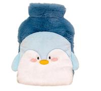 Hot Water Bottle, Cute Animal Hot Water Bottle, Cartoon Animal Heating Pad, Plush Hot Water Pack, Designed With a Soft Plush Cover Perfect for Both Indoor Relaxation and Outdoor Adventures