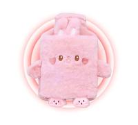 Hot Water Bottle - hot water pack, Leak-Proof Detachable Cover Pouch, portable Heating Waters Bottle for Family Students Adults Men Women Home Indoor Office Study Winter Heartwarming