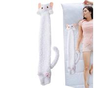 Hot Water Bottle, Long Cat Warm Water Bottle, Cute Cartoon Water Bag Pouch, Leak-Proof Warm Water Bottle, 2L for Cold Weather, Cozy Heat for Comfort and Relief