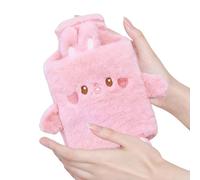 Hot Water Bottle - PVC Plush | Leak-Proof Heating Water Bottle With Detachable Cover Pouch | Plush Animal Hot Ẃater B́ottle For Winter Warmth At Home Office Study And Daily Use