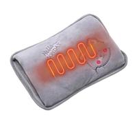 Hot Water Bottle, Rechargeable Leak-Proof Hand Warmer with Soft Cover, for Period Cramps, Muscles, Neck, Legs, Waist, Belly & Full Body
