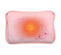 Hot Water Bottle, Rechargeable Leak-Proof Hand Warmer with Soft Cover, for Period Cramps, Muscles, Neck, Legs, Waist, Belly & Full Body