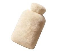 Hot Water Bottle With Knitted Cover - 2000 ml - Botella de agua reutilizable con tapa - For Bedroom Living Room School Office - Travel - Cold Weather Relief Body Hands Feet