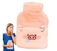 Hot Water, Water Bottle, Cartoon Animal, Plush CoverPortable Hand Feet Warmer, Removable Heating Pad Water Bag For Indoor And Outdoor