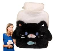 Hot Water, Water Bottle, Cartoon Animal, Plush CoverPortable Hand Feet Warmer, Removable Heating Pad Water Bag For Indoor And Outdoor