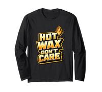 Hot Wax Candles Don't Care Funny Candle Maker Chandler Gift Manga Larga