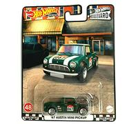 Hot Wheeels Boulevard '67 Austin Minis Pickup (verde) #48 - Premium escala 1:64 fundido a presión