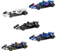 Hot Wheels 1:64 Scale 5-Pack Formula 1 Die-Cast Toy Cars, Set (Importación USA)