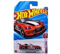 Hot Wheels Coche a escala 1:64 '15 Mazda MX-5 Miata Compact Kings 2/10 80/250 Rojo
