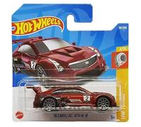 Hot Wheels - ´16 Cadillac ATS-V R - HW Turbo 3/10 - HCW49 - Short Card - GM - rojo oscuro - Mattel 2022