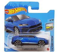 Hot Wheels - ´17 Lamborghini Urus - Factory Fresh 4/10 - GRY29 - Short Card - Azul metálico - Mattel 2021