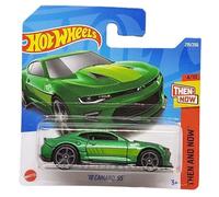 Hot Wheels - ´18 camaro SS - Then and Now 4/10 - HCV82 - Short Card - Verde - GM - Mattel 2022