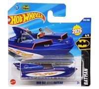 Hot Wheels 1966 Bat Boat HYW57 Batman 5/5 Short Card Blue DC Classic TV Series Warner Bros Licencia Mattel 2025 1:64