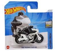 Hot Wheels - 1966 Triumph Tiger 100 - Factory Fresh 10/10 - HRY62 - Short Card - Motocicleta - Mattel 2024 - 1:64
