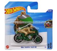 Hot Wheels - 1966 Triumph Tiger 100 - HW Moto 5/5 - JBC32 - Short Card - TH Treasure Hunt - Motocicleta - Mattel 2025 - Modelo Triumph con licencia oficial de la serie Moto 2025 (235/250) - 1:64