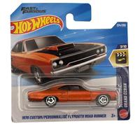 Hot Wheels - 1970 Custom Plymouth Road Runner - Screen Time 7/10 - JJK52 - Short Card - Brown - Mattel 2026 (224/250) - 1:64 - Licencia Modelo
