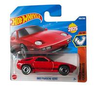 Hot Wheels - 1983 Porsche 928S - Muscle Mania 10/10 - HYW53 - Short Card - Rojo - Mattel 2025 - Modelo Porsche con licencia - 1:64