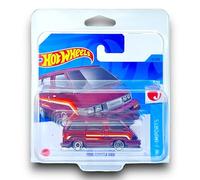 Hot Wheels - 1986 Toyota Van - HW J-Imports 6/10 - HKK66 - Short Card - Rojo oscuro - Mattel 2023-1:64